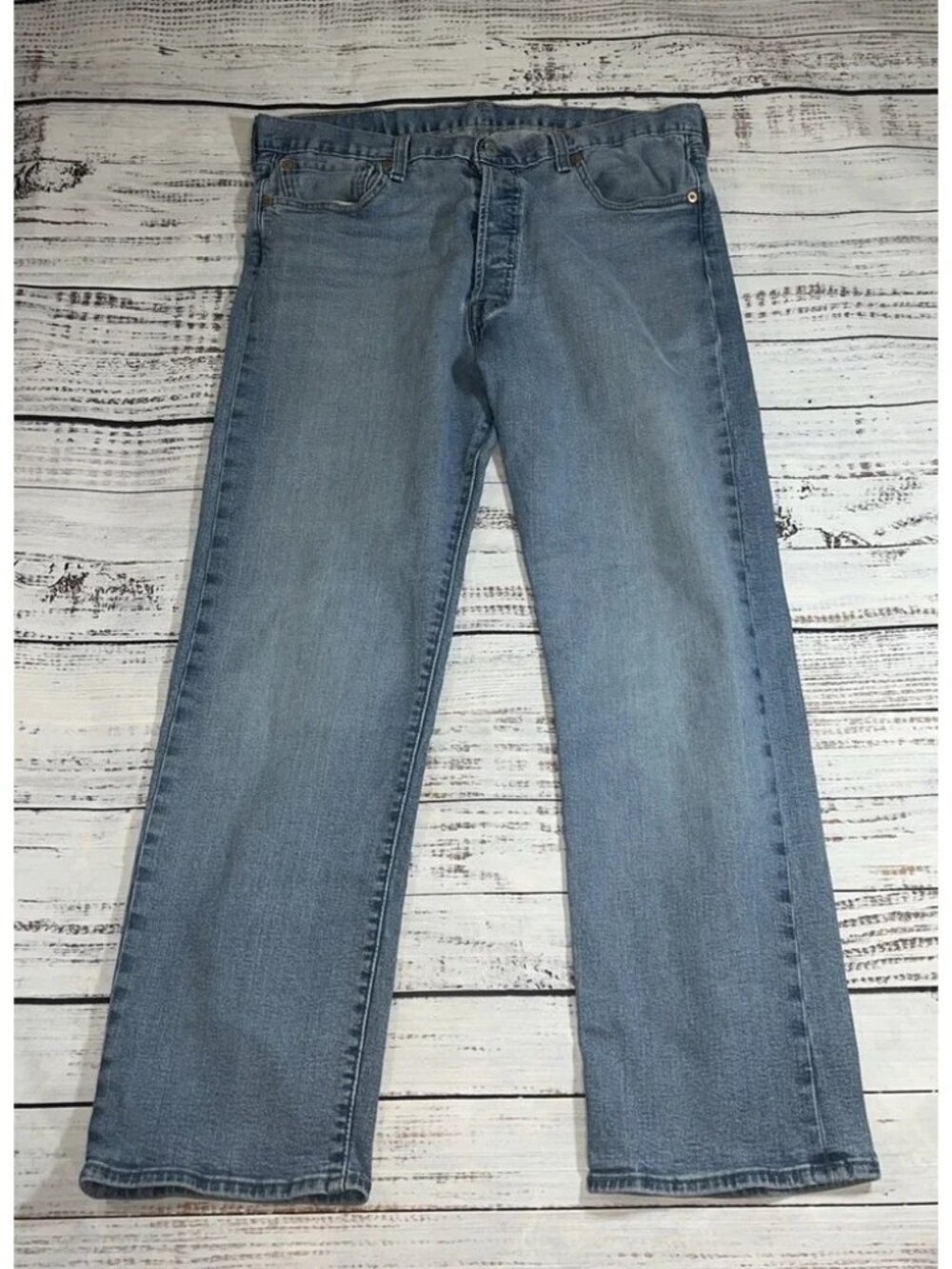 Levi's Blue Jeans Men's Denim 5-Pockets Zip Fly Medium Wash Outdoor 36x30 Cowboy